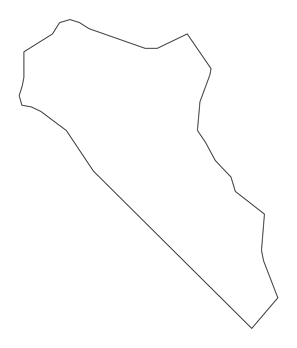Mapa de contorno de Dobrepolje, Slovenia.