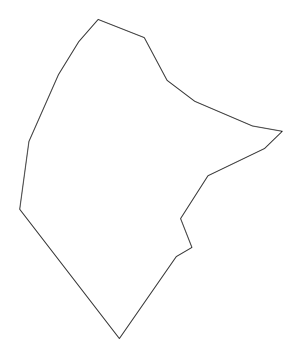 Carte de contour de Dobrovnik, Slovenia.