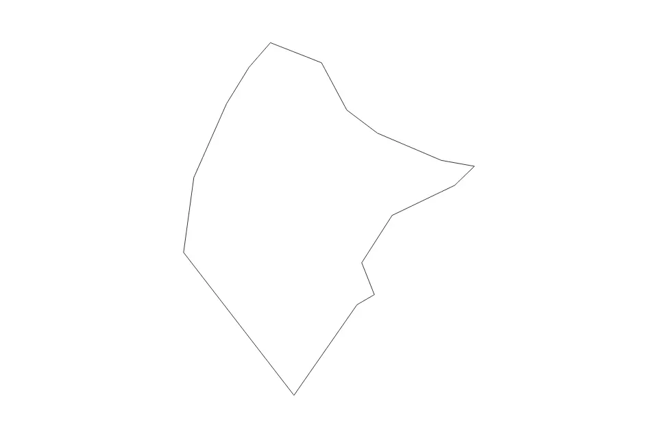 Mapa de Dobrovnik, Slovenia de tipo contorno para Europa, con contorno con límites limpios.
