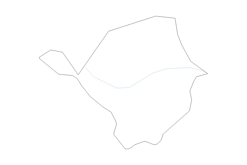 Mapa de Dravograd, Slovenia de tipo contorno y ríos para Europa, con contorno y ríos con límites limpios.