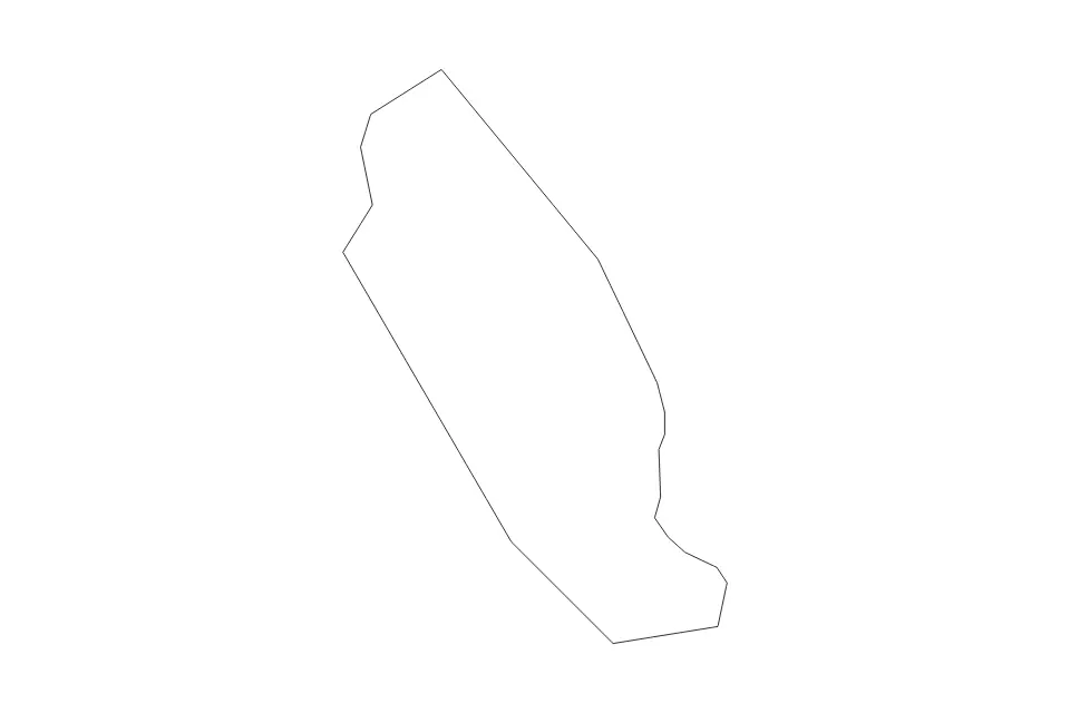 Mapa de Hajdina, Slovenia de tipo contorno para Europa, con contorno con límites limpios.