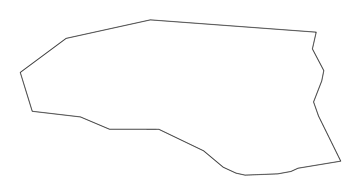 Outline map of Hoče-Slivnica Municipality, Slovenia.