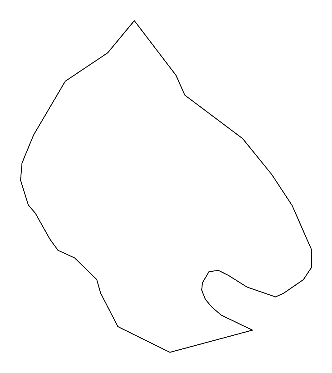 Outline map of Hrastnik Municipality, Slovenia with rivers.