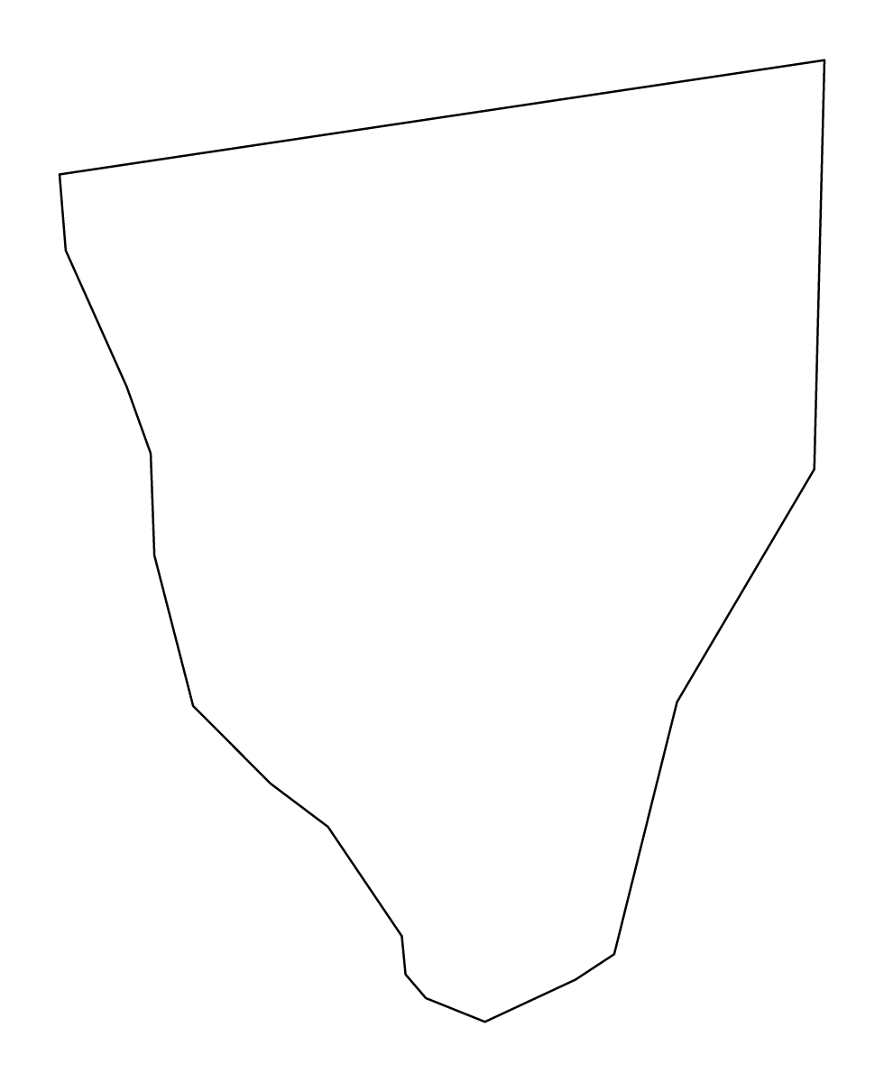 Carte de contour de Izola, Slovenia.
