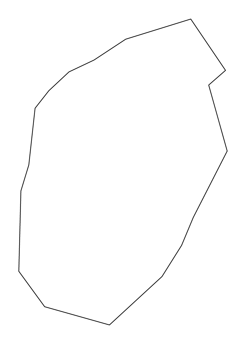 Carte de contour de Juršinci, Slovenia.