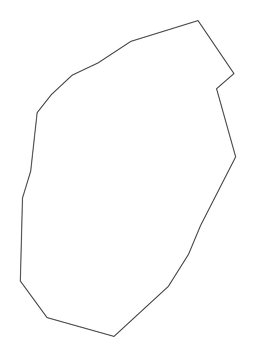 Outline map of Juršinci Municipality, Slovenia.