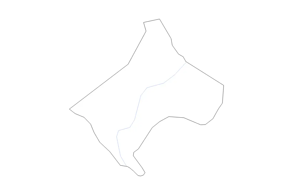 Carte de Kanal ob Soči, Slovenia de type contour et rivières pour Europe, montrant contour et rivières avec des limites nettes.