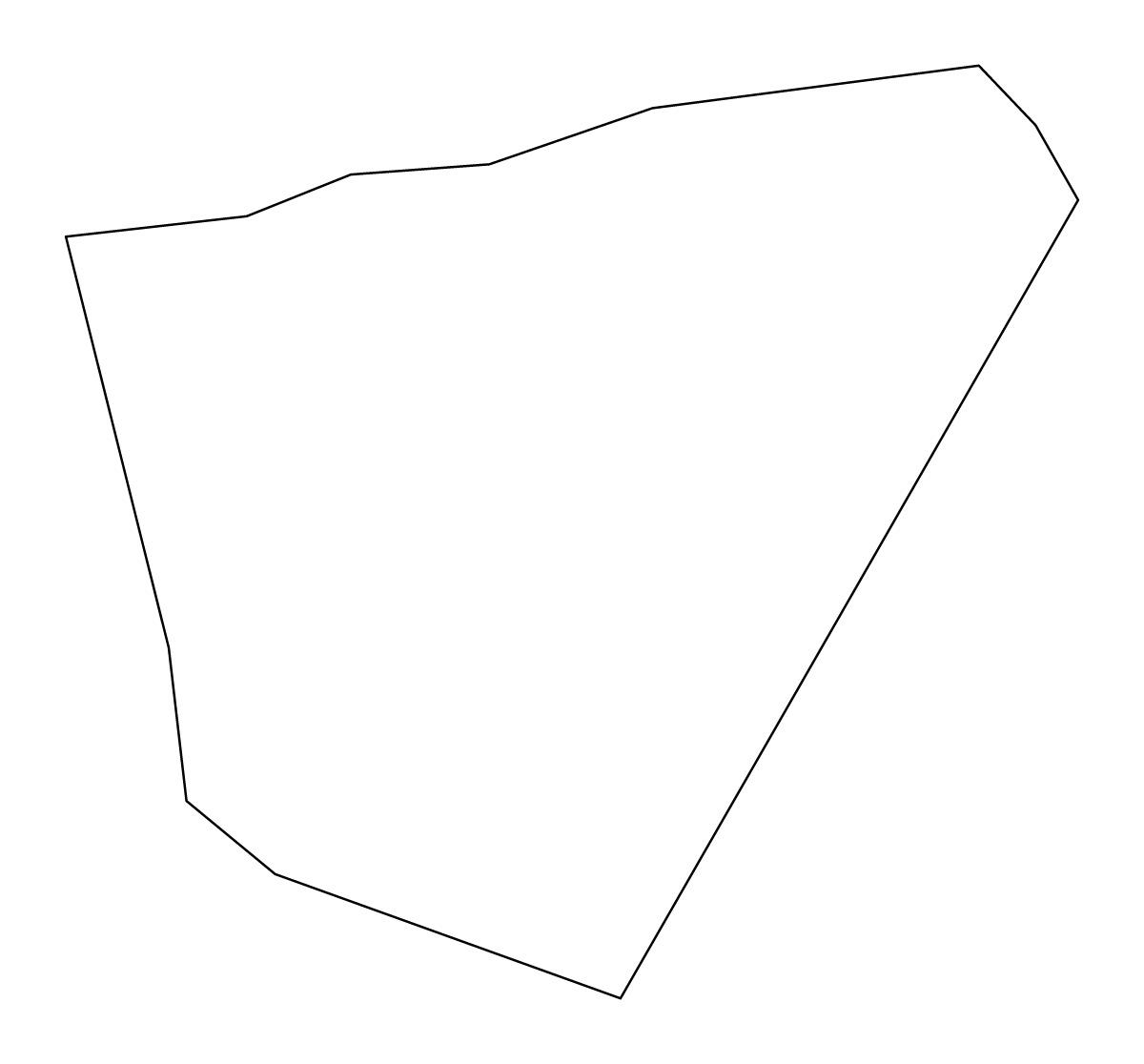 Carte de contour de Krsko, Slovenia.