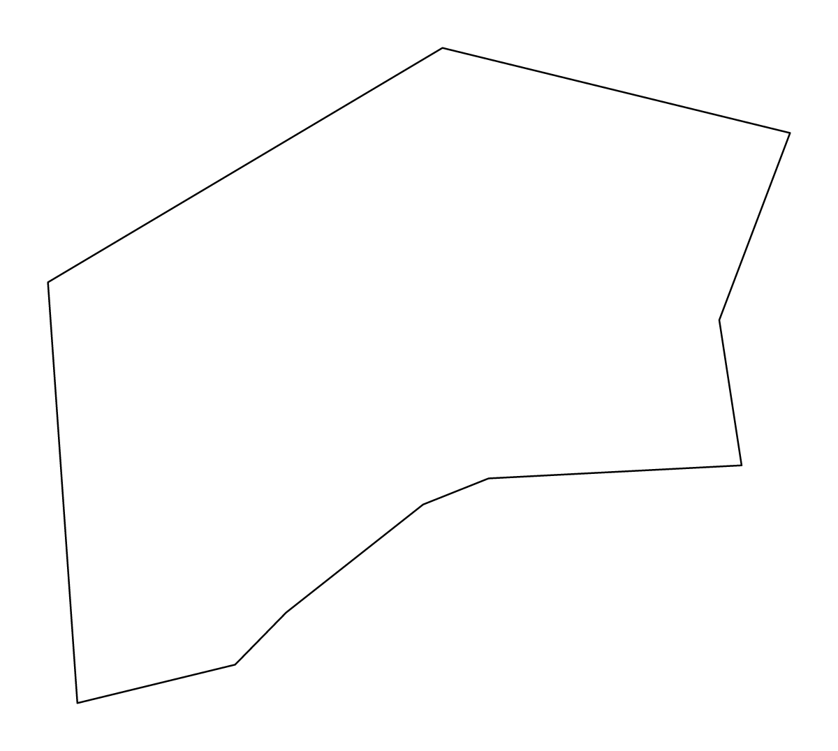 Carte de contour de Kuzma, Slovenia.
