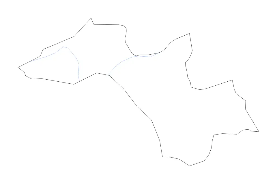 Mapa de Litija, Slovenia de tipo contorno y ríos para Europa, con contorno y ríos con límites limpios.