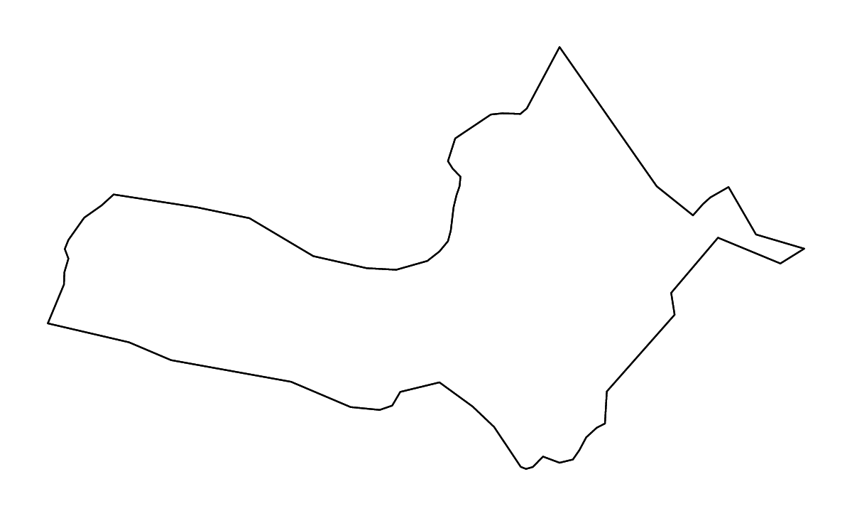 Carte de contour de Ljutomer, Slovenia avec rivières.