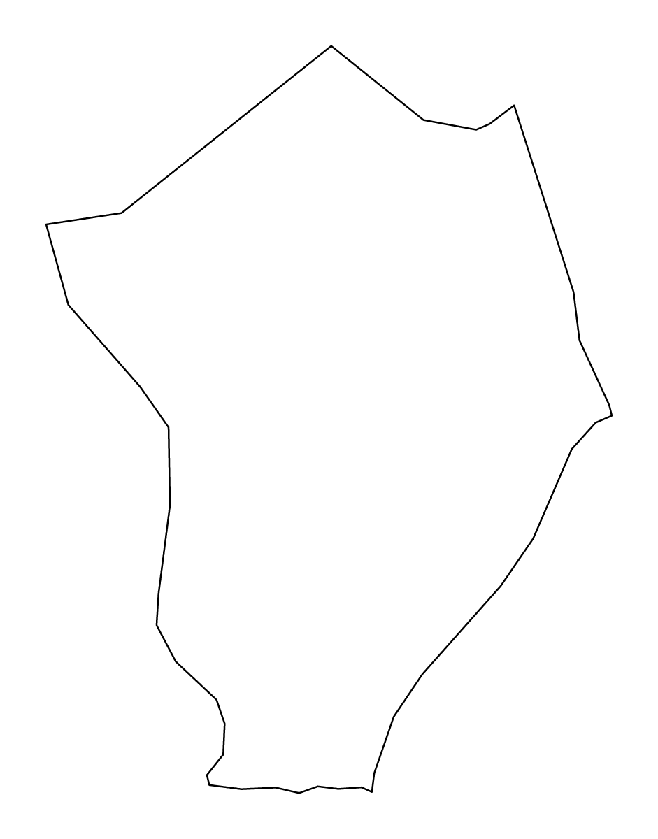 Carte de contour de Loška Dolina, Slovenia.