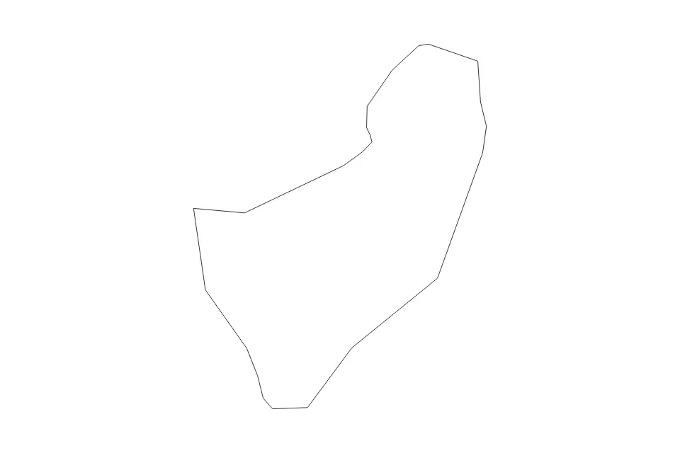 Carte de Luče, Slovenia de type contour pour Europe, montrant contour avec des limites nettes.