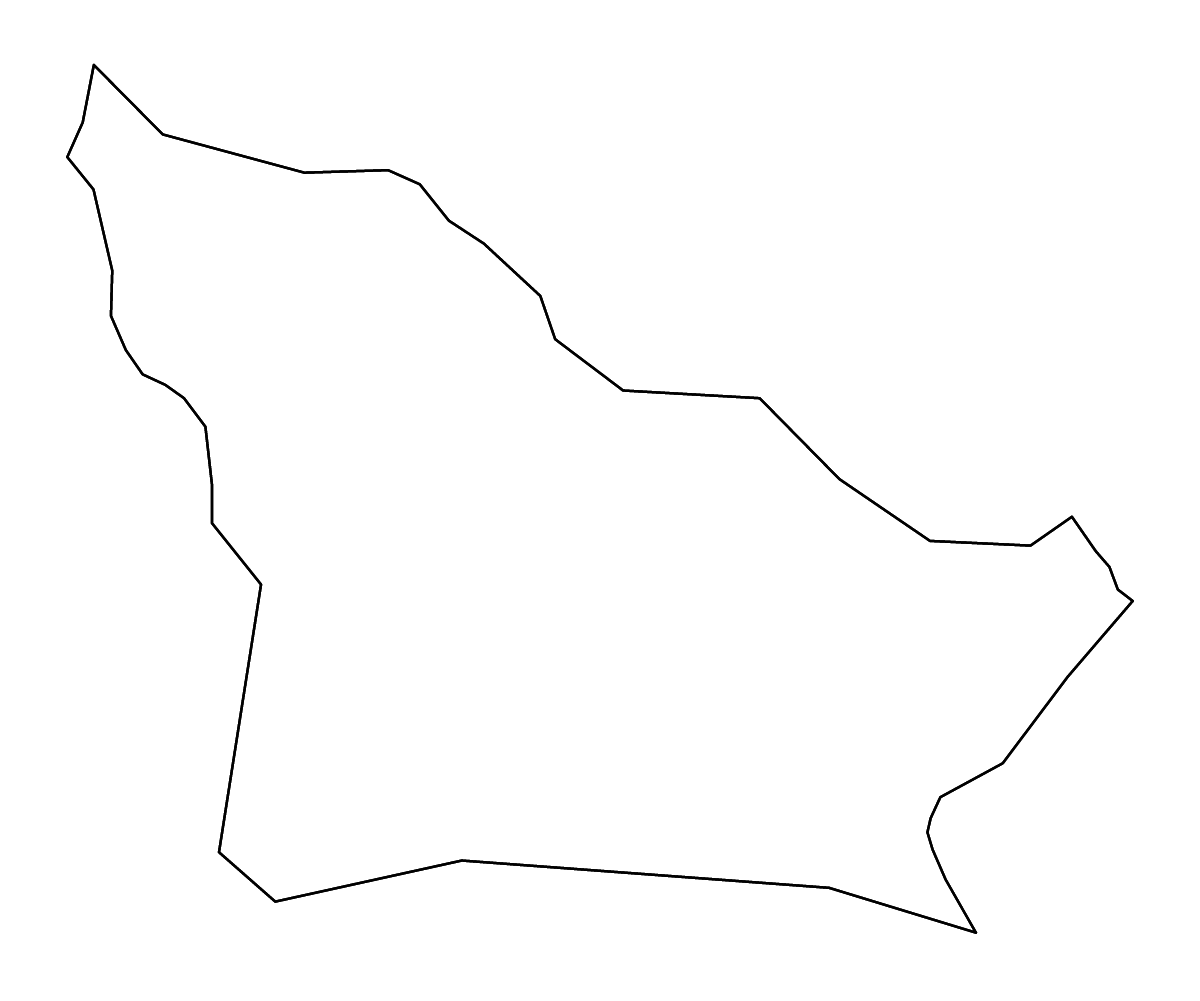 Carte de contour de Maribor, Slovenia avec rivières.