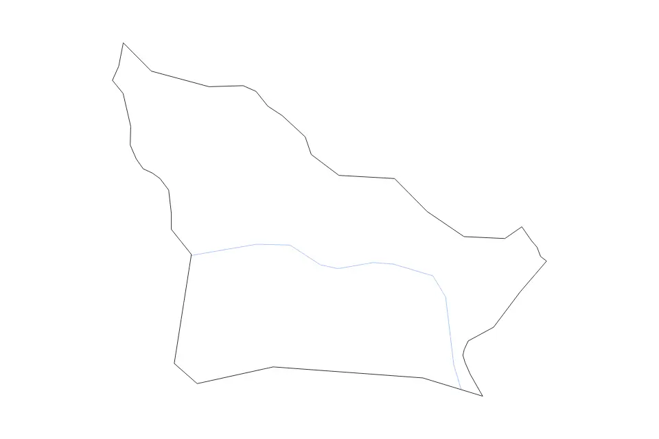 Carte de Maribor, Slovenia de type contour et rivières pour Europe, montrant contour et rivières avec des limites nettes.