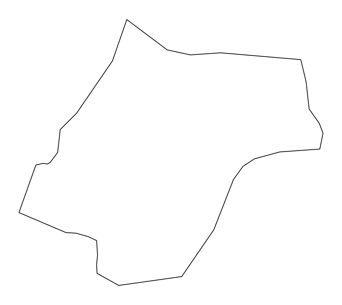 Carte de contour de Mislinja, Slovenia.