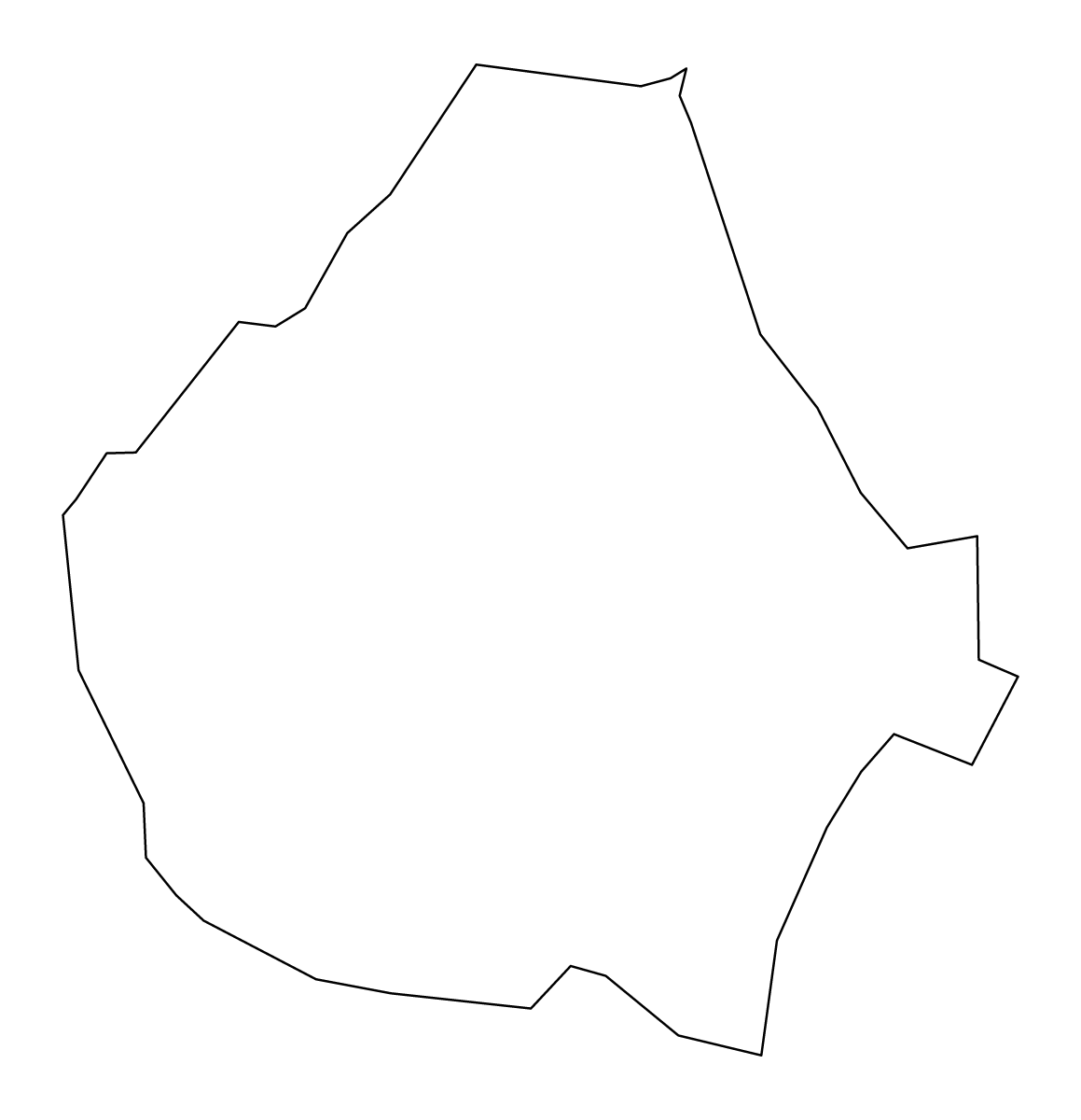 Mapa de contorno de Moravske Toplice, Slovenia.