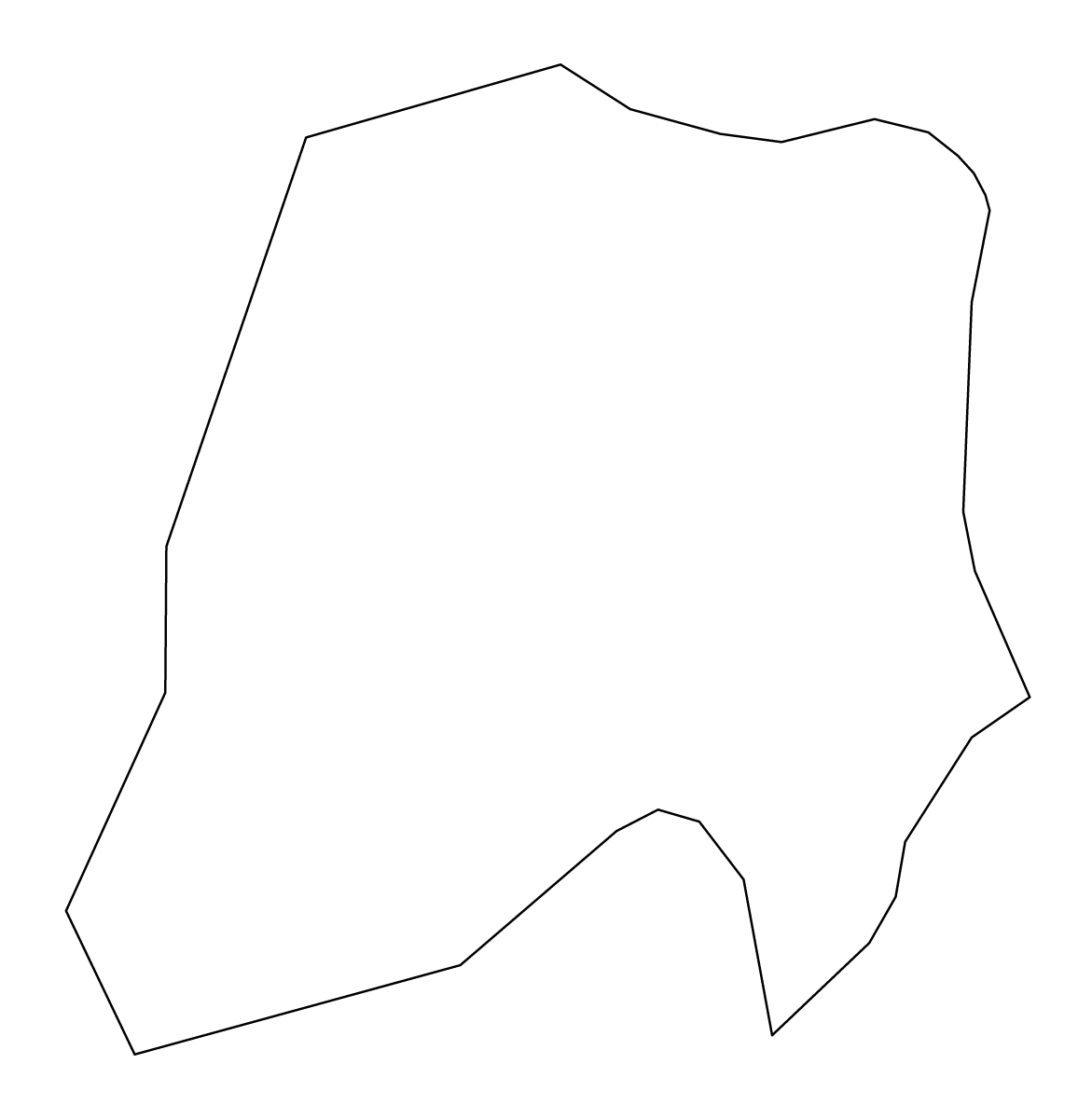 Carte de contour de Mozirje, Slovenia.