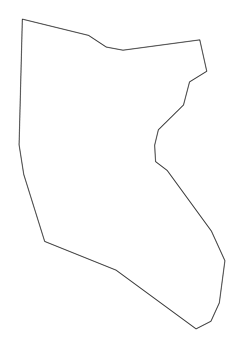 Carte de contour de Naklo, Slovenia.