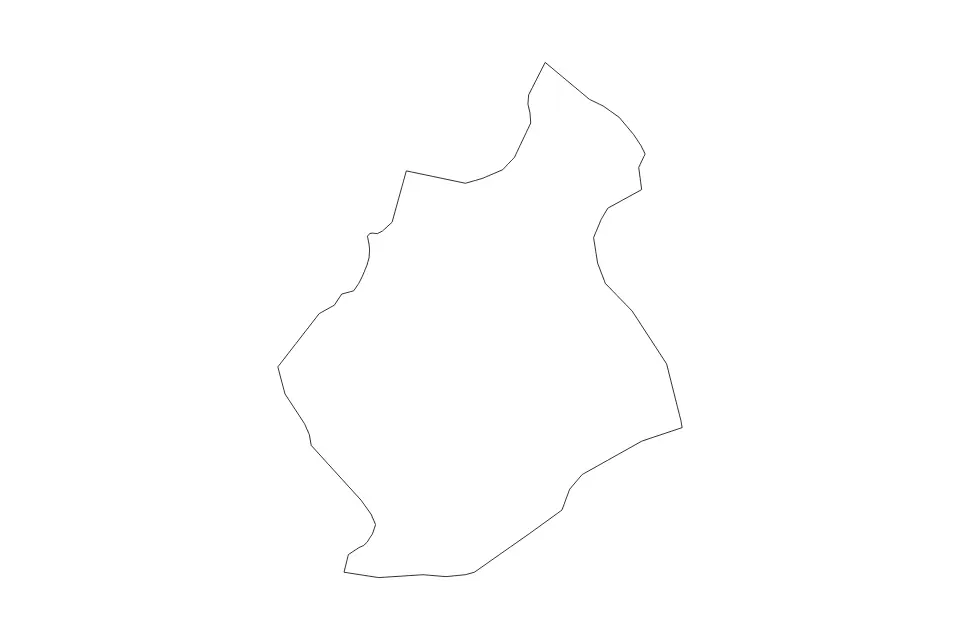 Carte de Novo Mesto, Slovenia de type contour pour Europe, montrant contour avec des limites nettes.