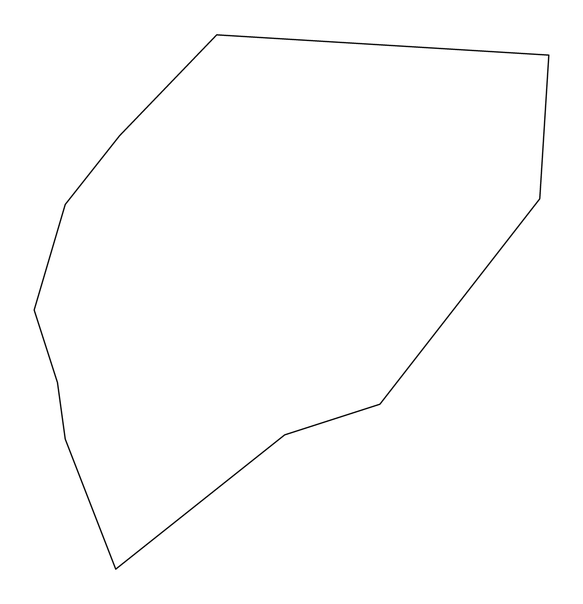 Mapa de contorno de Odranci, Slovenia.