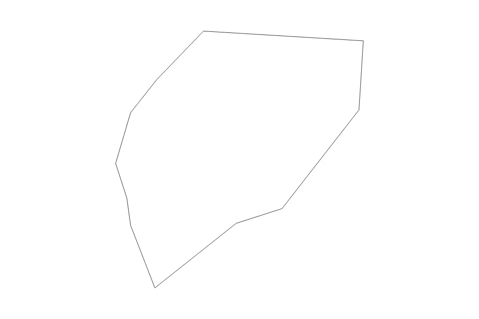 Outline map of Odranci Commune, Slovenia with subdivision borders.