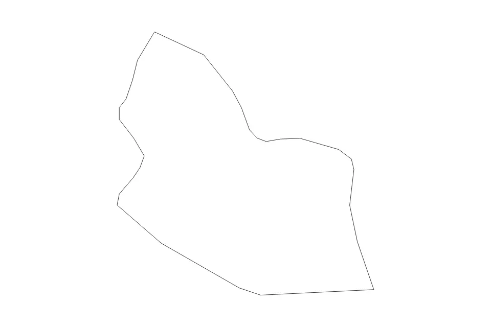 Outline map of Oplotnica Commune, Slovenia with subdivision borders.