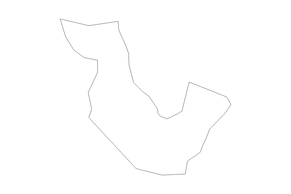 Carte de Piran, Slovenia de type contour pour Europe, montrant contour avec des limites nettes.