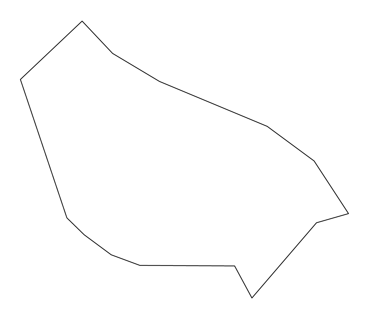 Mapa de contorno de Podčetrtek, Slovenia.