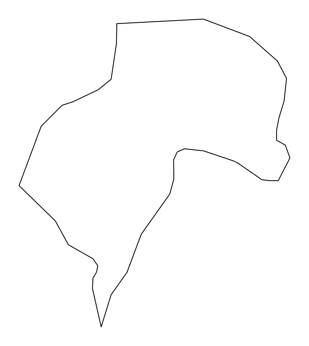 Mapa de contorno de Podvelka, Slovenia con ríos.
