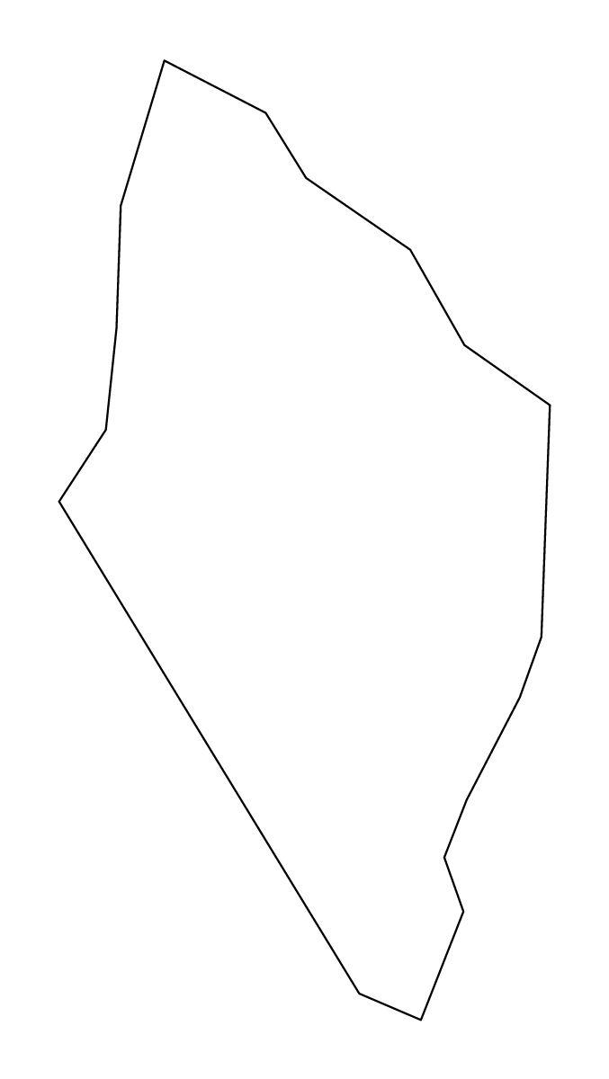 Mapa de contorno de Polzela, Slovenia.