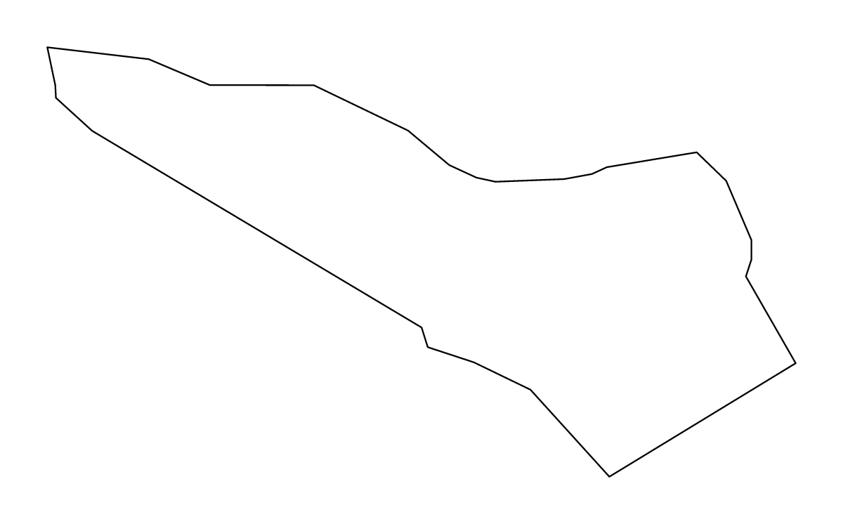 Outline map of Rače–Fram Municipality, Slovenia.