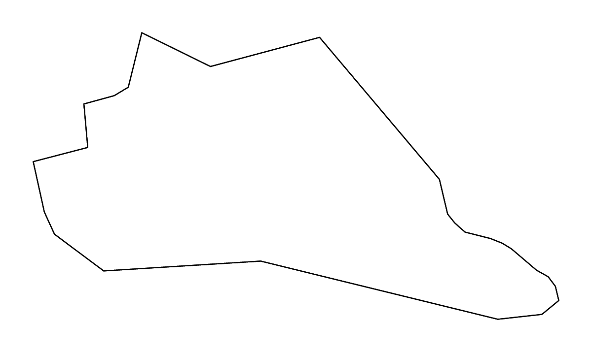 Mapa de contorno de Radeče, Slovenia con ríos.
