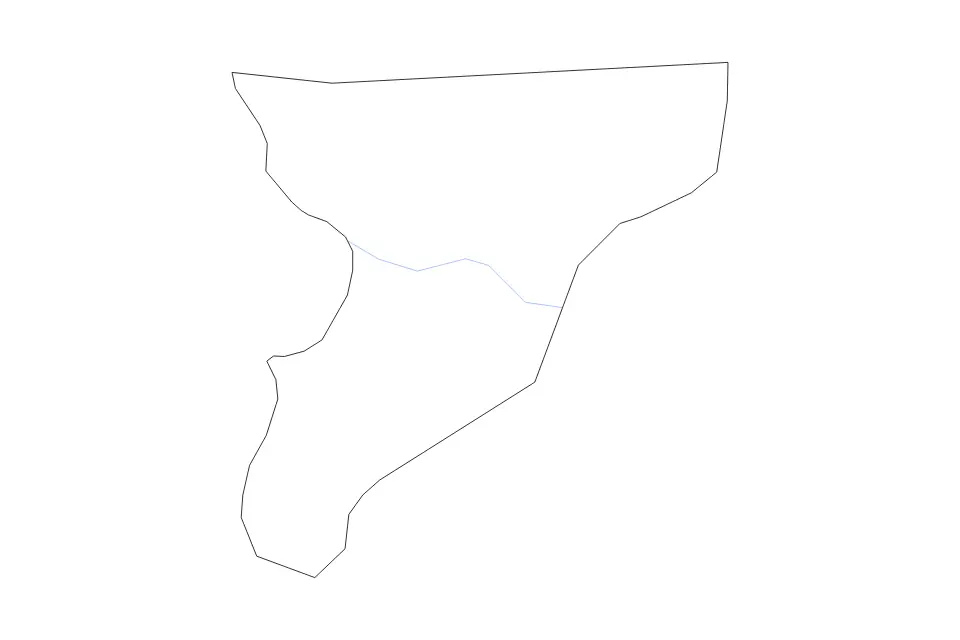 Mapa de Radlje ob Dravi, Slovenia de tipo contorno y ríos para Europa, con contorno y ríos con límites limpios.