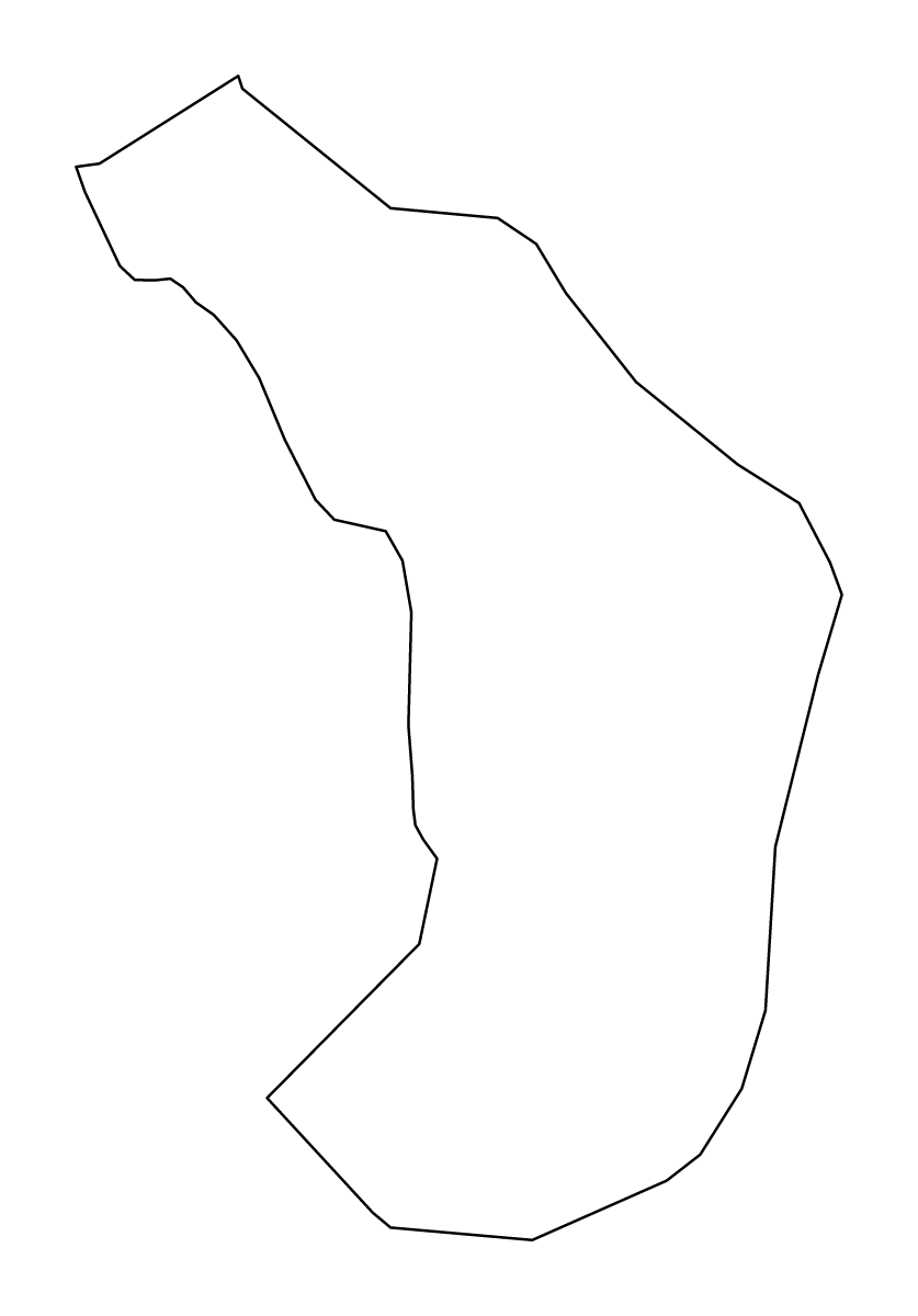 Outline map of Ravne na Koroškem Municipality, Slovenia.