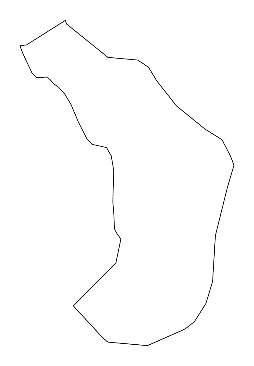 Mapa de contorno de Ravne na Koroškem, Slovenia.