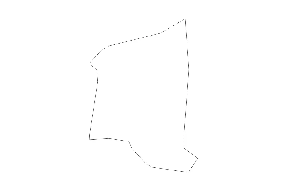 Carte de Rogašovci, Slovenia de type contour pour Europe, montrant contour avec des limites nettes.