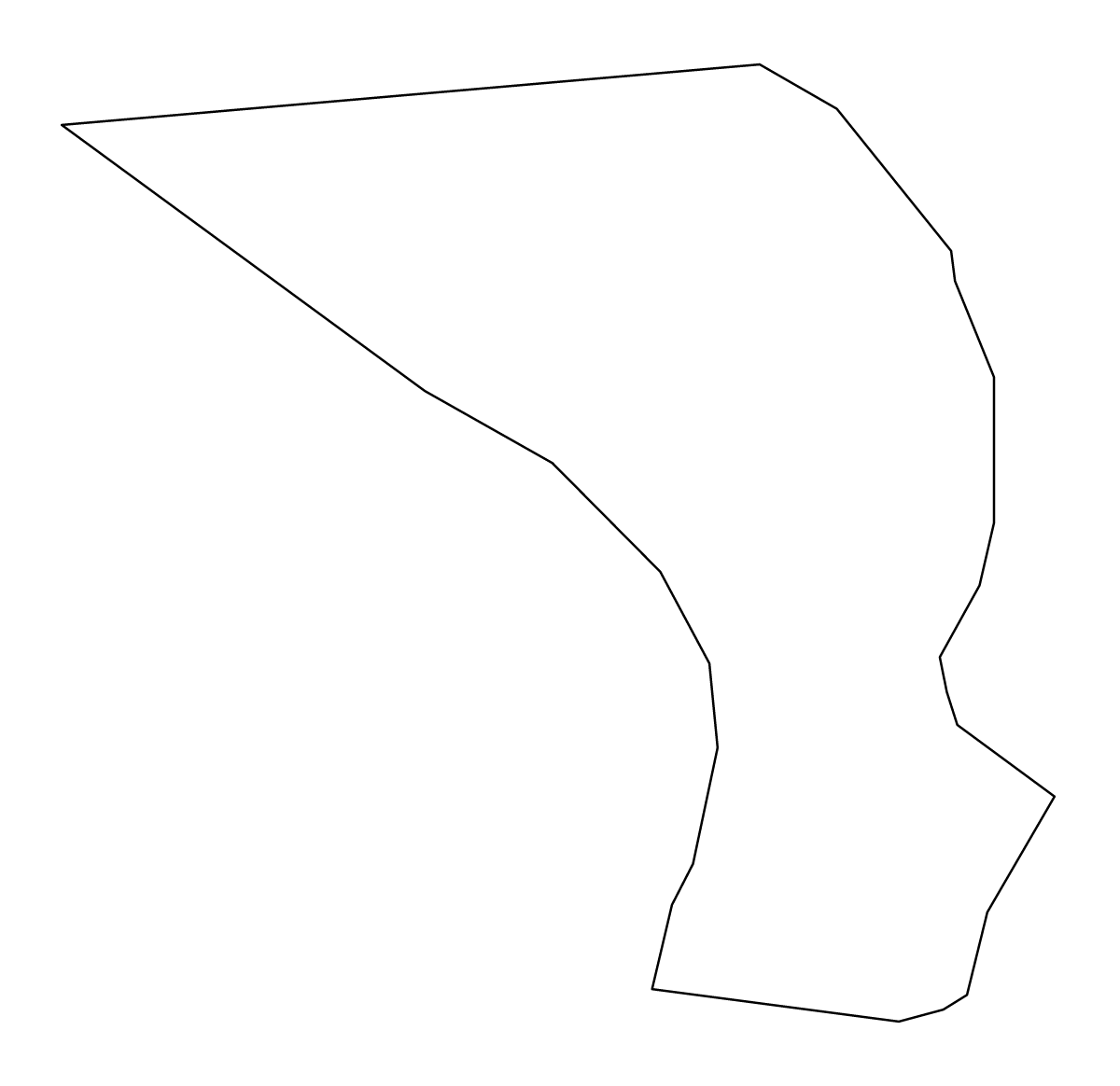 Mapa de contorno de Šalovci, Slovenia.