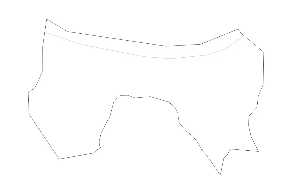 Carte de Šentilj, Slovenia de type contour et rivières pour Europe, montrant contour et rivières avec des limites nettes.