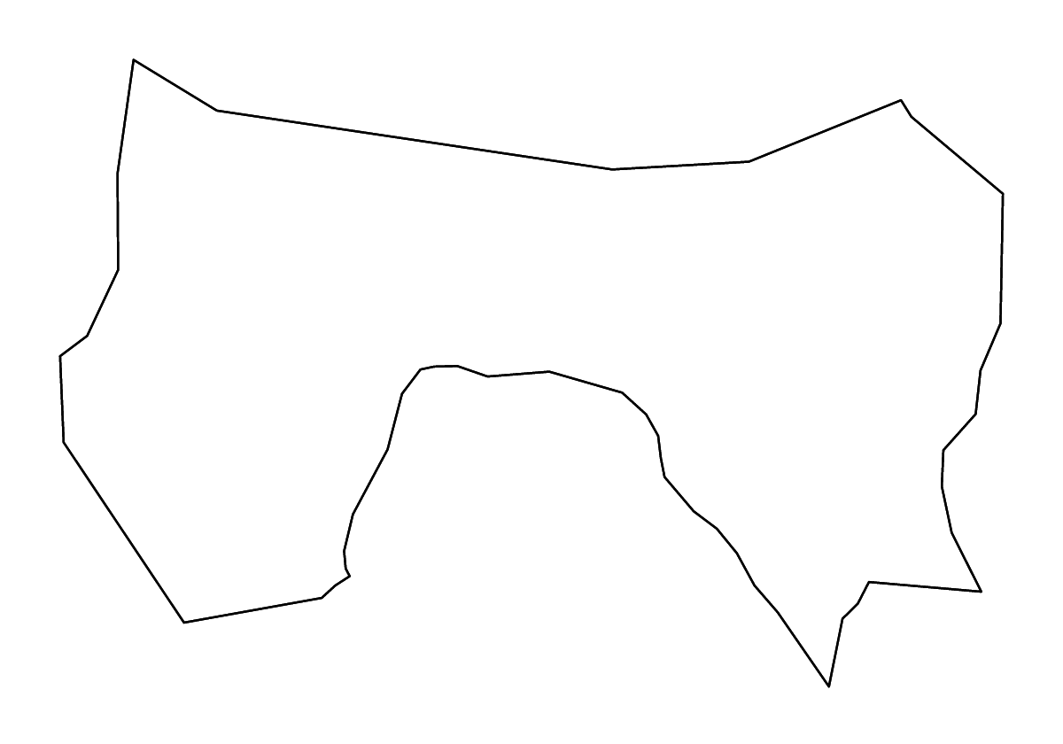 Mapa de contorno de Šentilj, Slovenia con ríos.