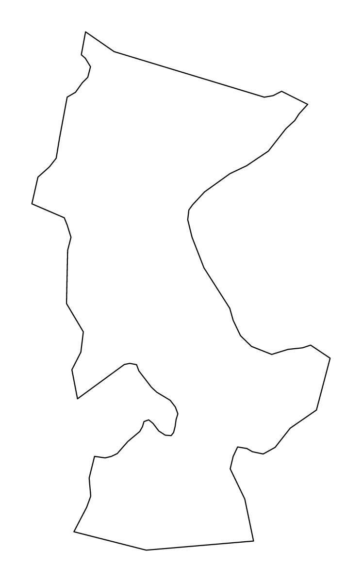 Mapa de contorno de Šentjur, Slovenia.