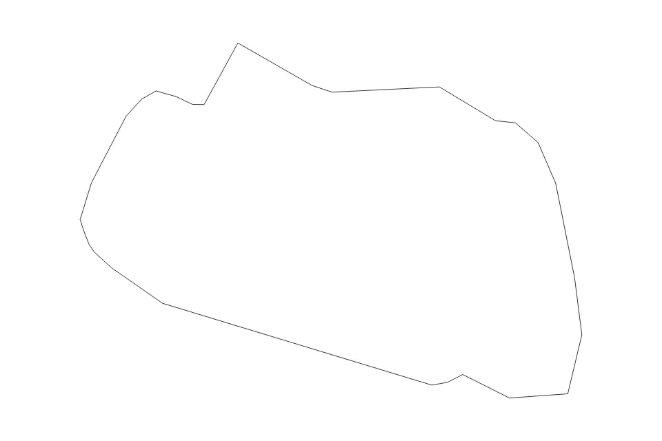 Mapa de Slovenske Konjice, Slovenia de tipo contorno para Europa, con contorno con límites limpios.