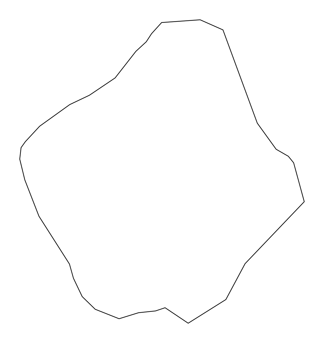 Outline map of Šmarje pri Jelšah Municipality, Slovenia.