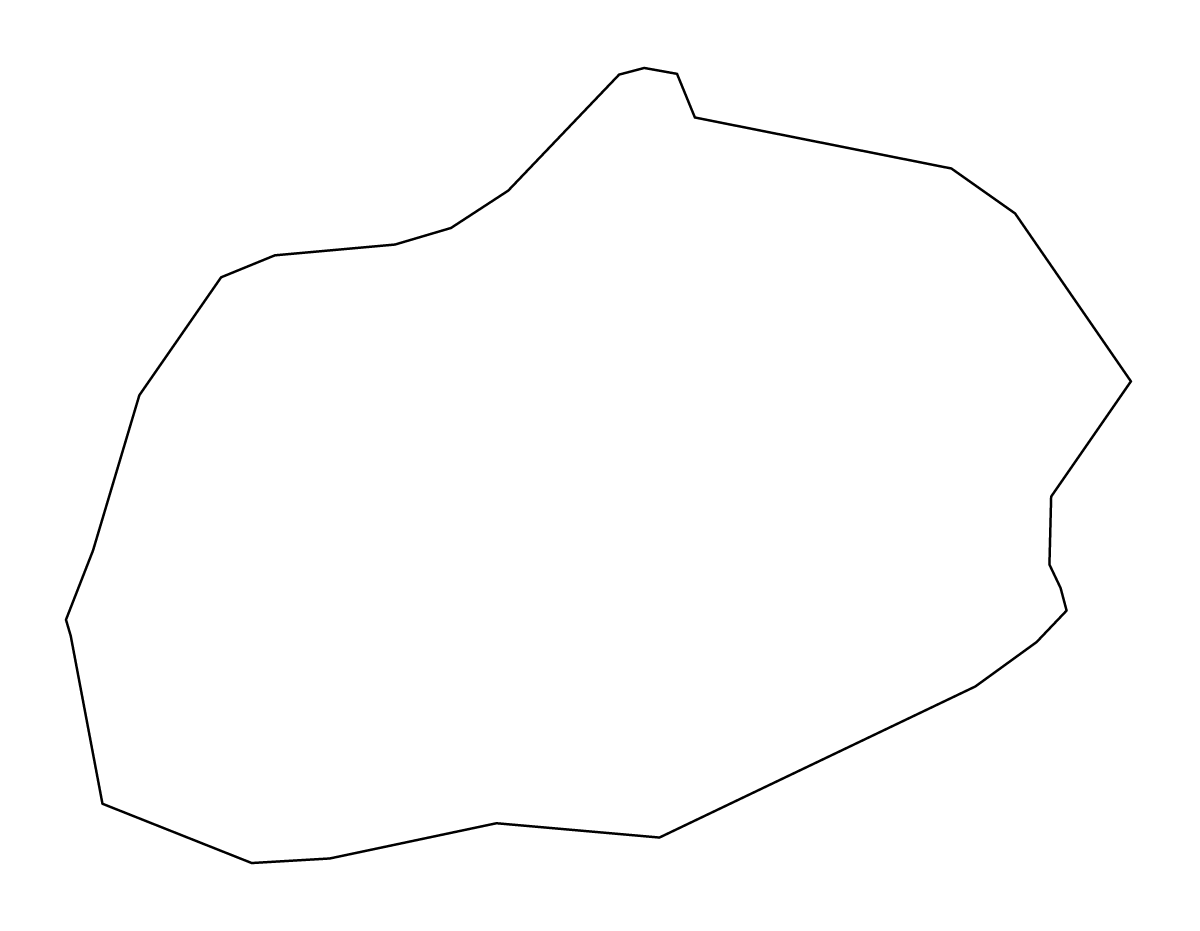Mapa de contorno de Solčava, Slovenia.