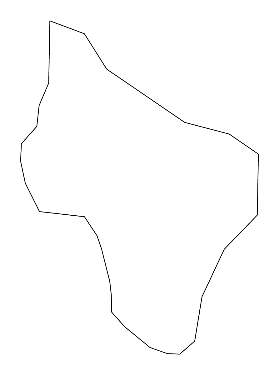 Mapa de contorno de Sveta Ana, Slovenia.