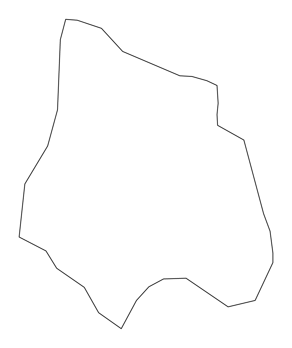 Mapa de contorno de Velenje, Slovenia.