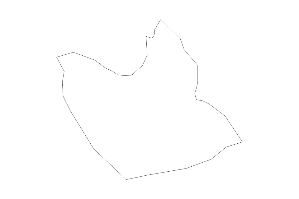 Mapa de Velike Lašče, Slovenia de tipo contorno para Europa, con contorno con límites limpios.