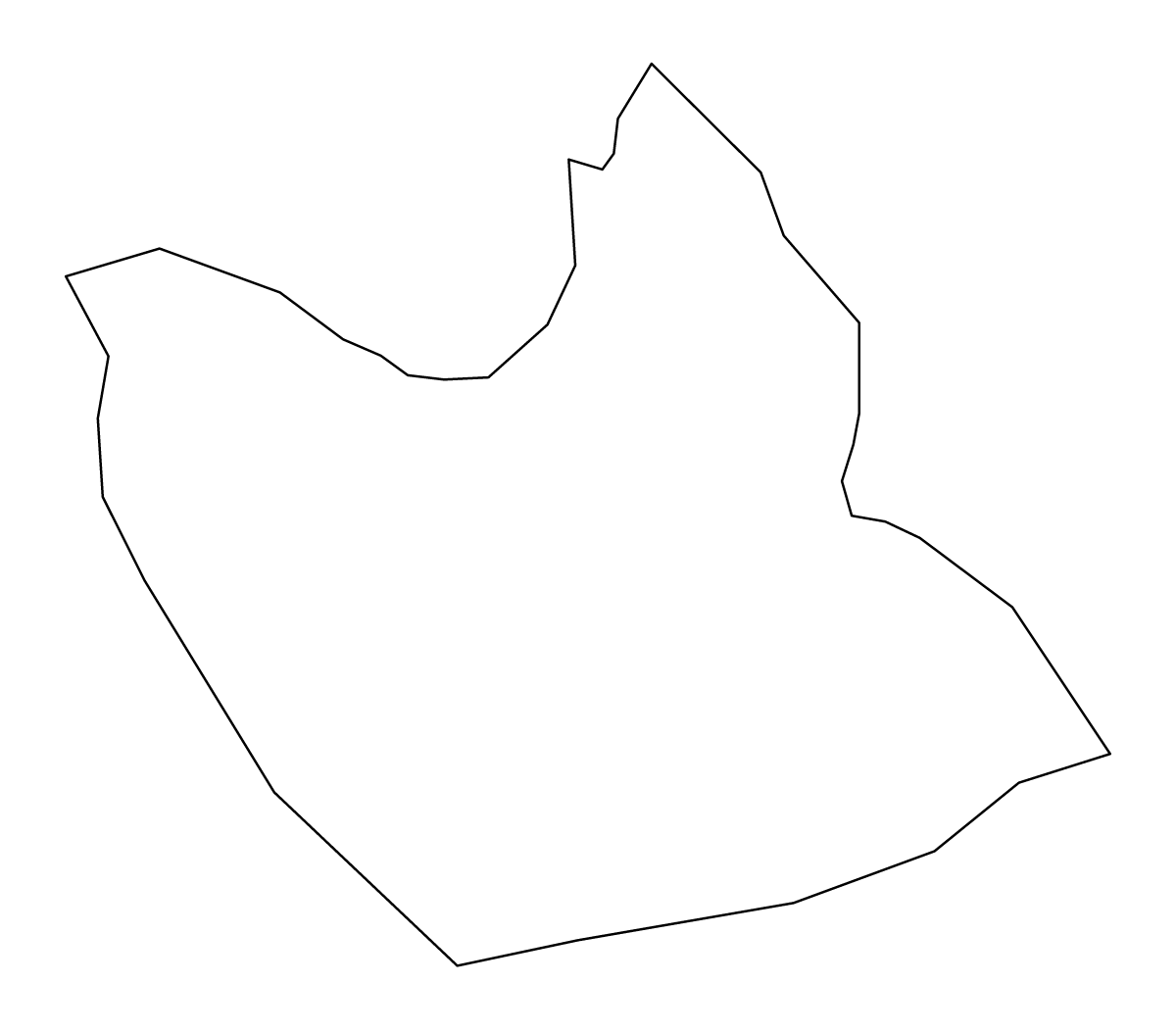 Mapa de contorno de Velike Lašče, Slovenia.