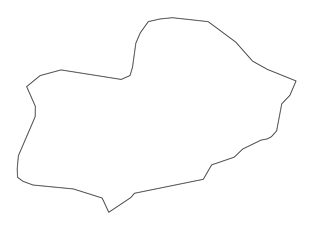 Mapa de contorno de Železniki, Slovenia.