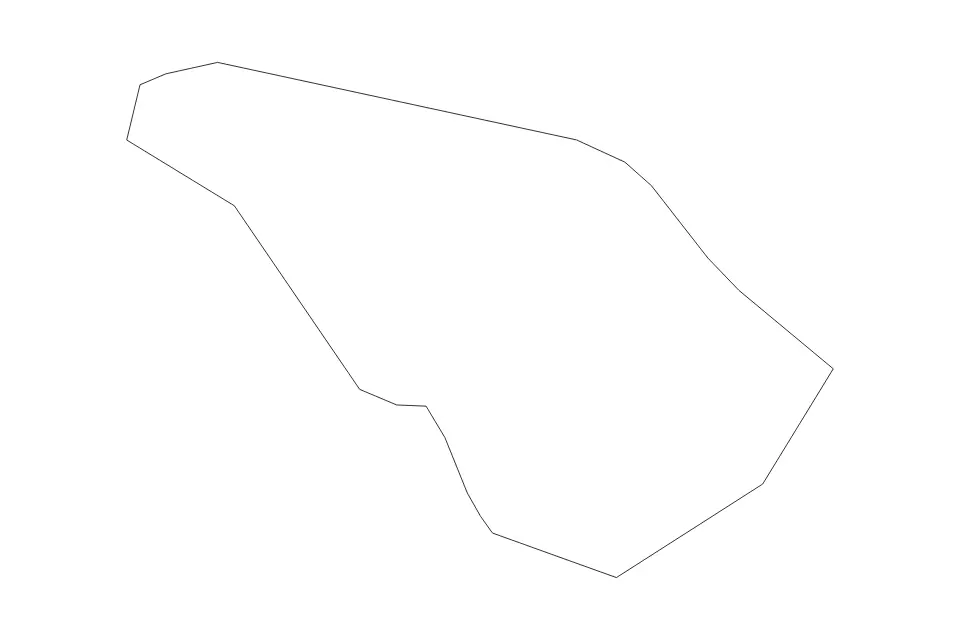 Mapa de Žiri, Slovenia de tipo contorno para Europa, con contorno con límites limpios.